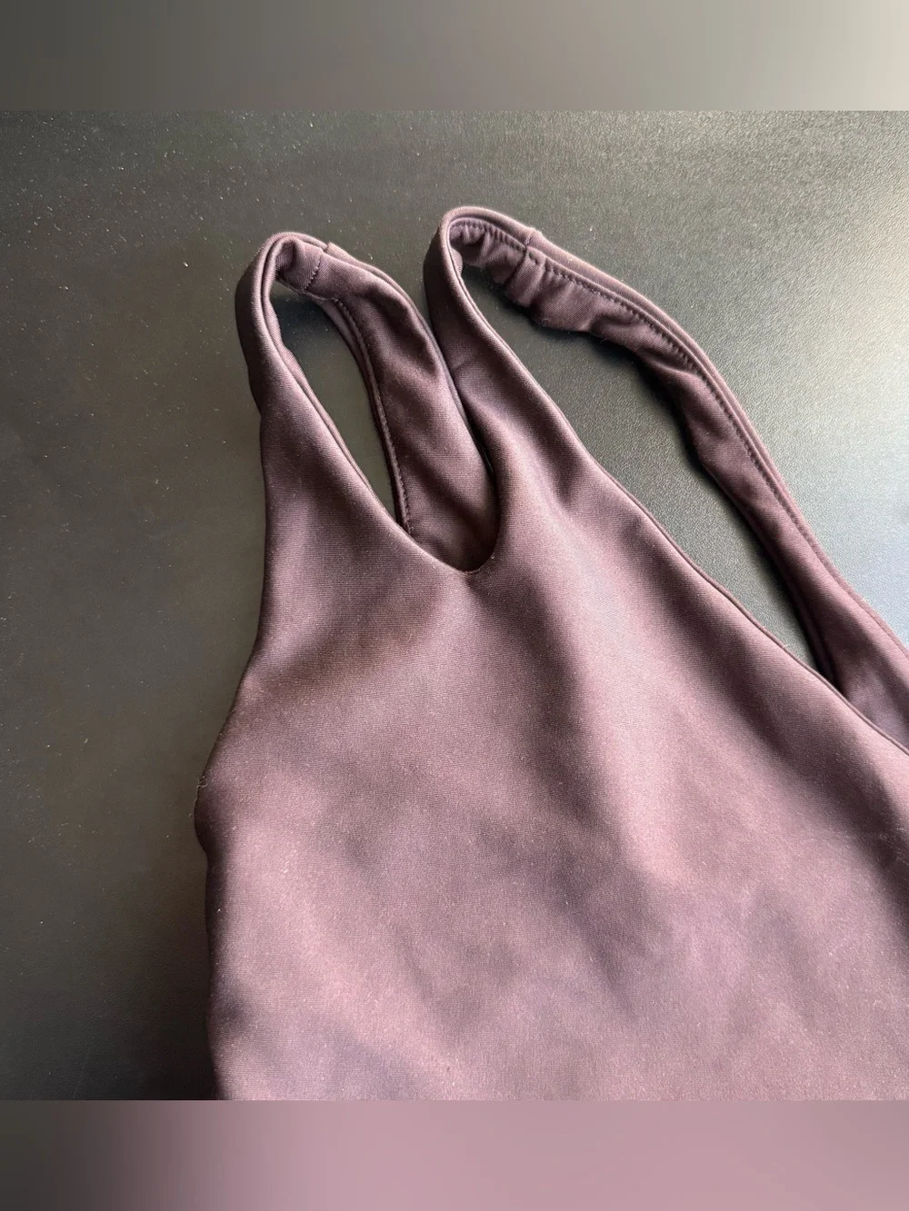 Peloton Show Up Side to Side Women's Chocolate Brown Sports Bra Size: S